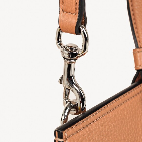 Gucci Bamboo Daily Rose Beige Leather Large Top Handle Bag - Picture 7 of 14